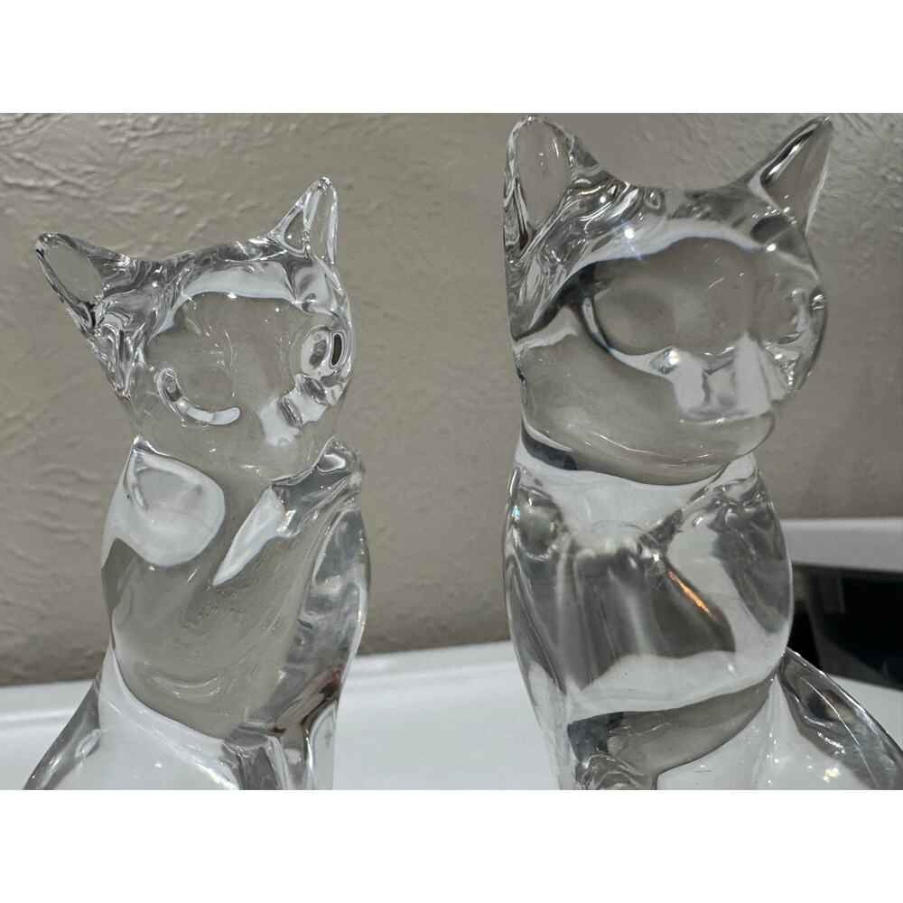 Lenox Glass Cat Figurines 1993 and 1994 - Picture 5 of 9